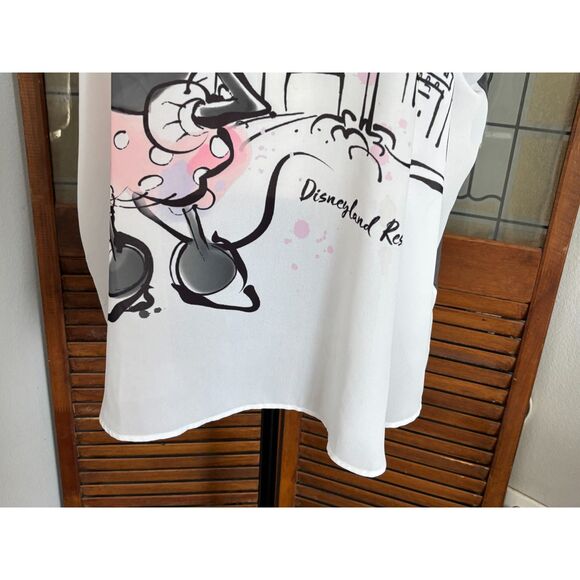 Disney Parks Disney Resort Minnie Mouse And Castle Cap Sleeve Shirt Plus Size 3X - Picture 9 of 12